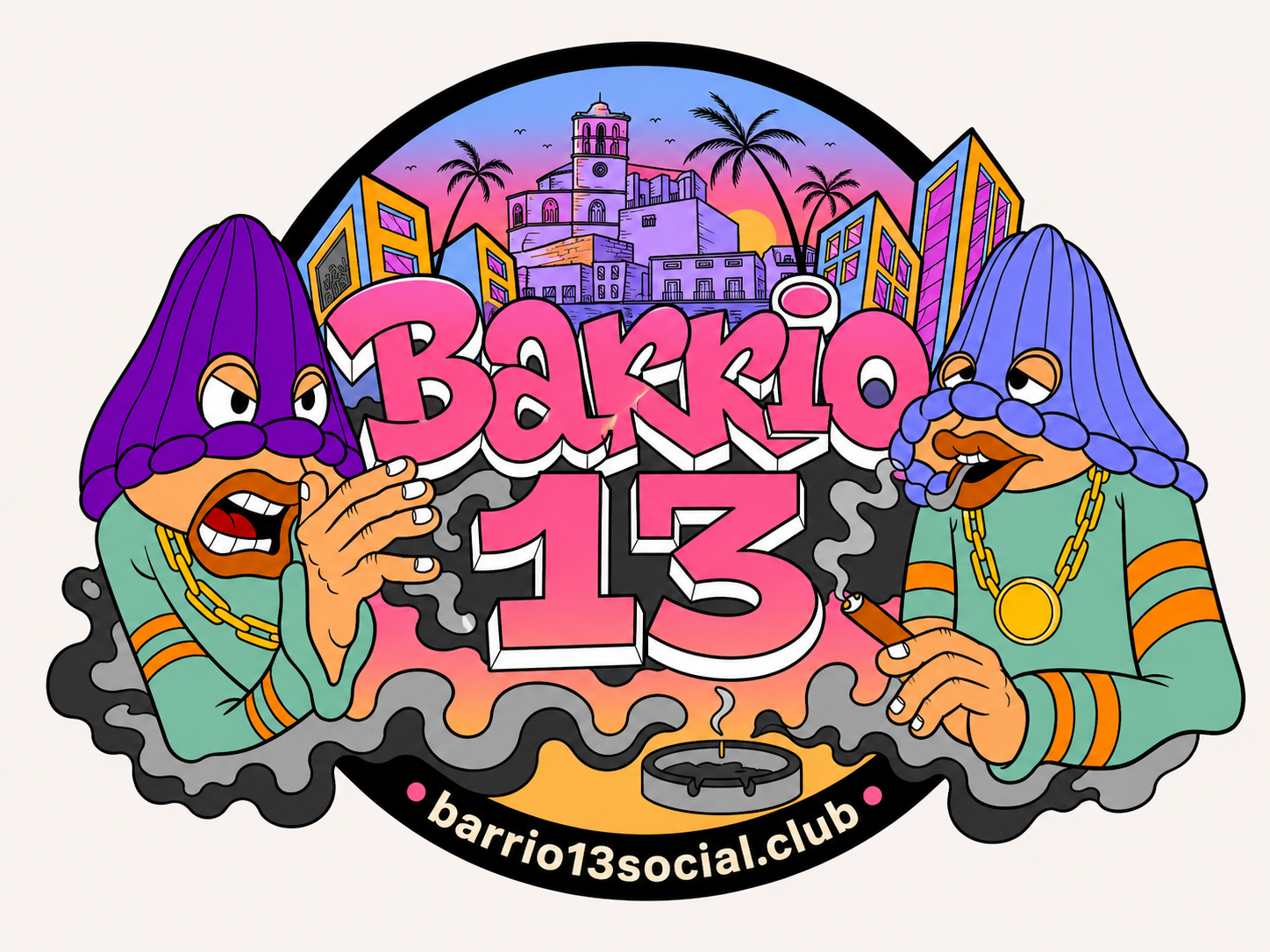 Barrio 13 Social Club Ibiza logo