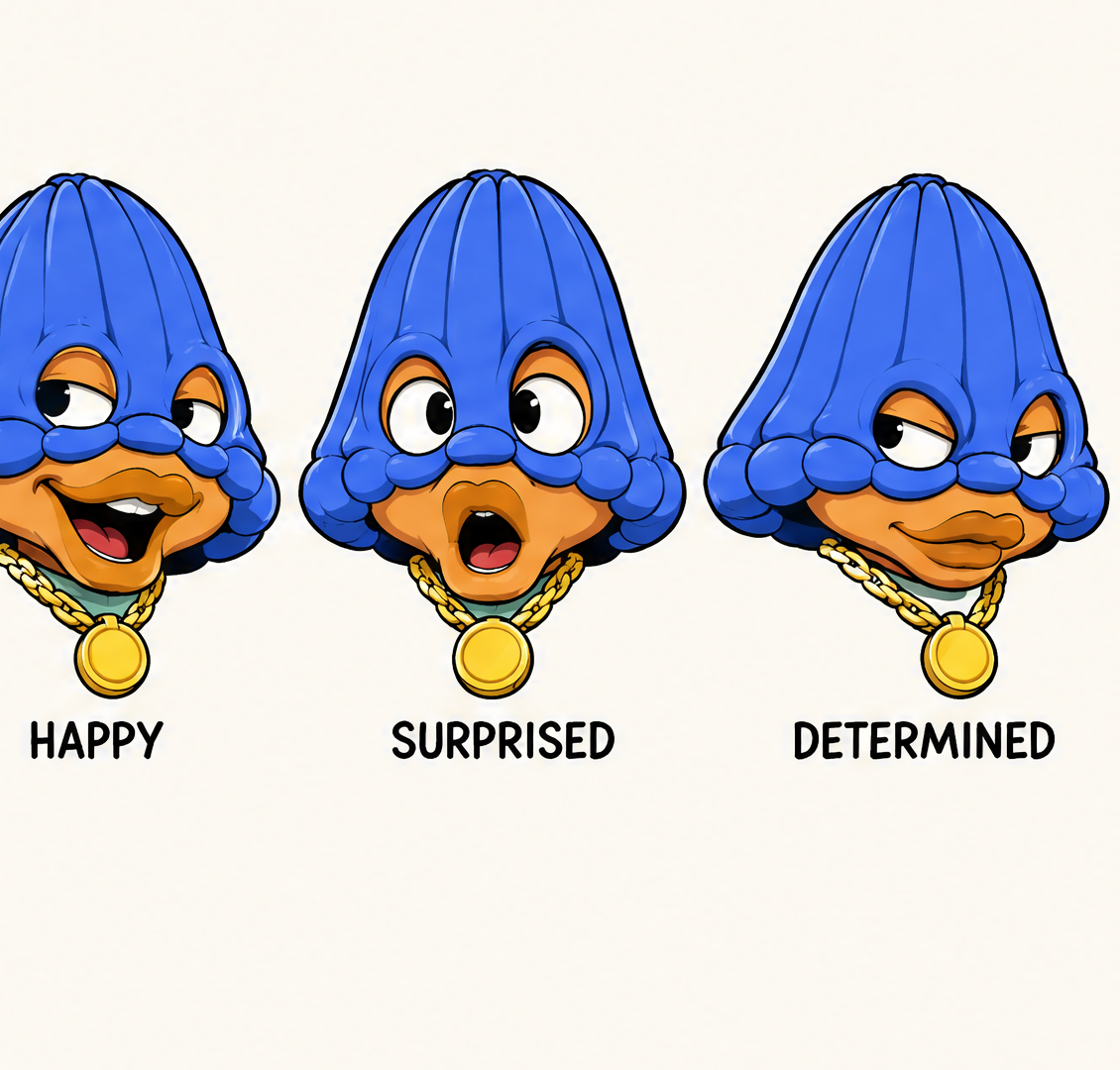 Blu mascot